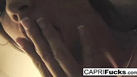 Hey, Capri's obsessed with slurping massive cocks till they explode