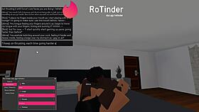 Roblox babe roleplays slut fucked hard by massive black cock monster pounding