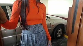 Latina visitor ends up with a creampie surprise in homemade POV.