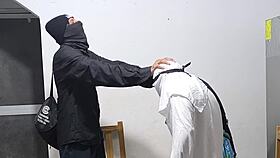 Unfaithful arab couple consummates passionately after pastor talk!