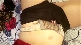 french milf in satin lingerie gets fucked hard from behind in pov