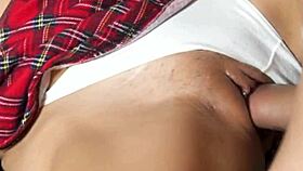 Japanese wife enjoys intense fucking close up