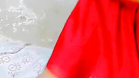 Shemale Sissy Drenches Own Muscular Body In Piss