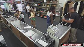 luscious petite teen babe's tight pussy takes relentless group banging pounding