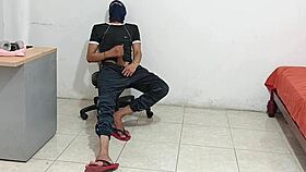 I Burn with Lust for Huge Cock in Student Neighbor's Tight Pussy