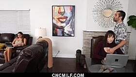 Freeuse milf fucked anytime in hardcore family play! 😈