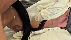 Kalena Mitrak Tempts Naughty Follower Into Wild Bedroom Putaria