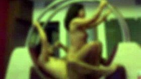 Ebony Latina teen pussy explodes with creampie from huge black cock