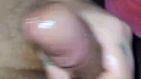 her teasing handjob strokes build up with filthy dirty talk making it super sloppy and intense