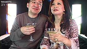 Margarita Kiss teases with her petite natural tits in hot casting chat