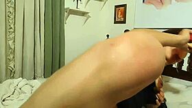 the slut sits on the bat for wild ride