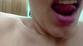 Curvy teacher pops roommate's cherry riding huge cock creampie explosion inside