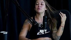 brazilian milf damiana's naughty interview full of lingerie humiliation and group fetish