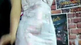 peruvian tacna chubby ass girl dances seductively on web chat