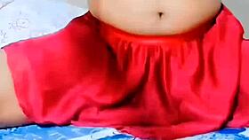 Shemale Sissy Drenches Own Muscular Body In Piss