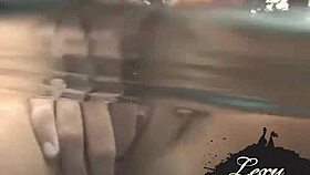 lexy lohan teases pussy in steamy jacuzzi