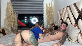 Two Horny Colombian Latinas Suck My Monster Cock Together in Steamy Quickie - BlakeProductions