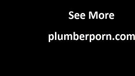 hot mature babe waits for plumber to fix more than pipes