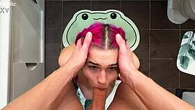 Girl stuck in washer gets pounded free