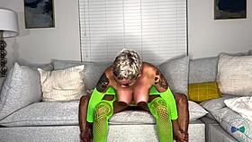 pregnant big booty slut screams for another huge bbc breeding creampie!