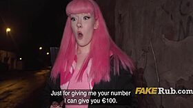 Hey pink-haired Czech slut, wanna get unlocked and pounded outdoors?