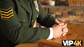 Vip4k soldier's thrilling military encounter unfolds beautifully