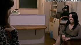 hey watch these hot japanese milf lesbians kiss and lick pussies