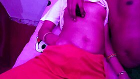 Hot Indian beauty shares steamy bedroom creampie with massive cock lover