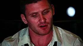 night crawlers: european babes in quickie threesome cum-covered glamour fuck