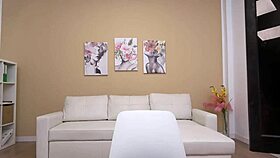 emmita vampirosa strips and fucks hard in pink agency casting