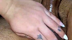 her teasing handjob strokes build up with filthy dirty talk making it super sloppy and intense