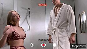 naughty melanie marie digs deeper for that public fuck thrill