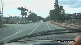 Busty No-Bra Latina Amateur Craves Rough Pounding