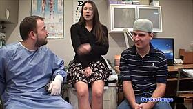 dr tampa gives logan lace her humiliating university entrance physical backstage pov