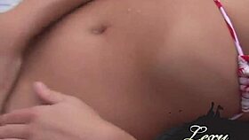 lexy lohan teases pussy in steamy jacuzzi