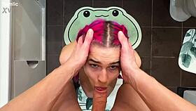 Girl stuck in washer gets pounded free