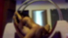 Ebony Latina teen pussy explodes with creampie from huge black cock