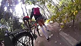 mexican shemale futanari in miniskirt upskirt anal toy gaping