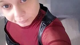 i cant get enuf of this milf in hot leather outfits compil