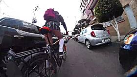 mexican shemale futanari in miniskirt upskirt anal toy gaping