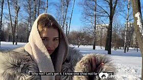 picked up this hot brunette babe and she fucks me hard pov