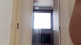 hot dancer shakes in see-through white shorts