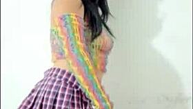 she spreads wide, slides pink DILDO deep into her dripping WET PUSSY, shaking with pleasure