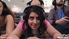 gamer girls team up for intense co-op session reality kings