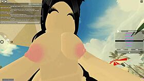 Bent over deepthroat doggystyle monster cock pounding