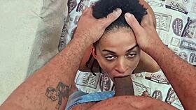 latina amateur sucks cock then offers tight anal ride