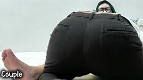 Friends explode online after pounding hot college classmate doggystyle and creampie!