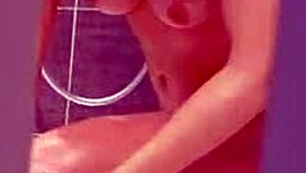 Awkward milf seduces shy guy in steamy shower 💦🍆