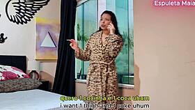 Hot Brazilian Brunette Taunts Her Cuckold Husband In Steamy Role Play