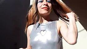 Bonneyuwu Cosplay Latina Body Tease Outdoors